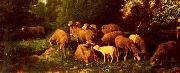 unknow artist Sheep 149 oil painting reproduction